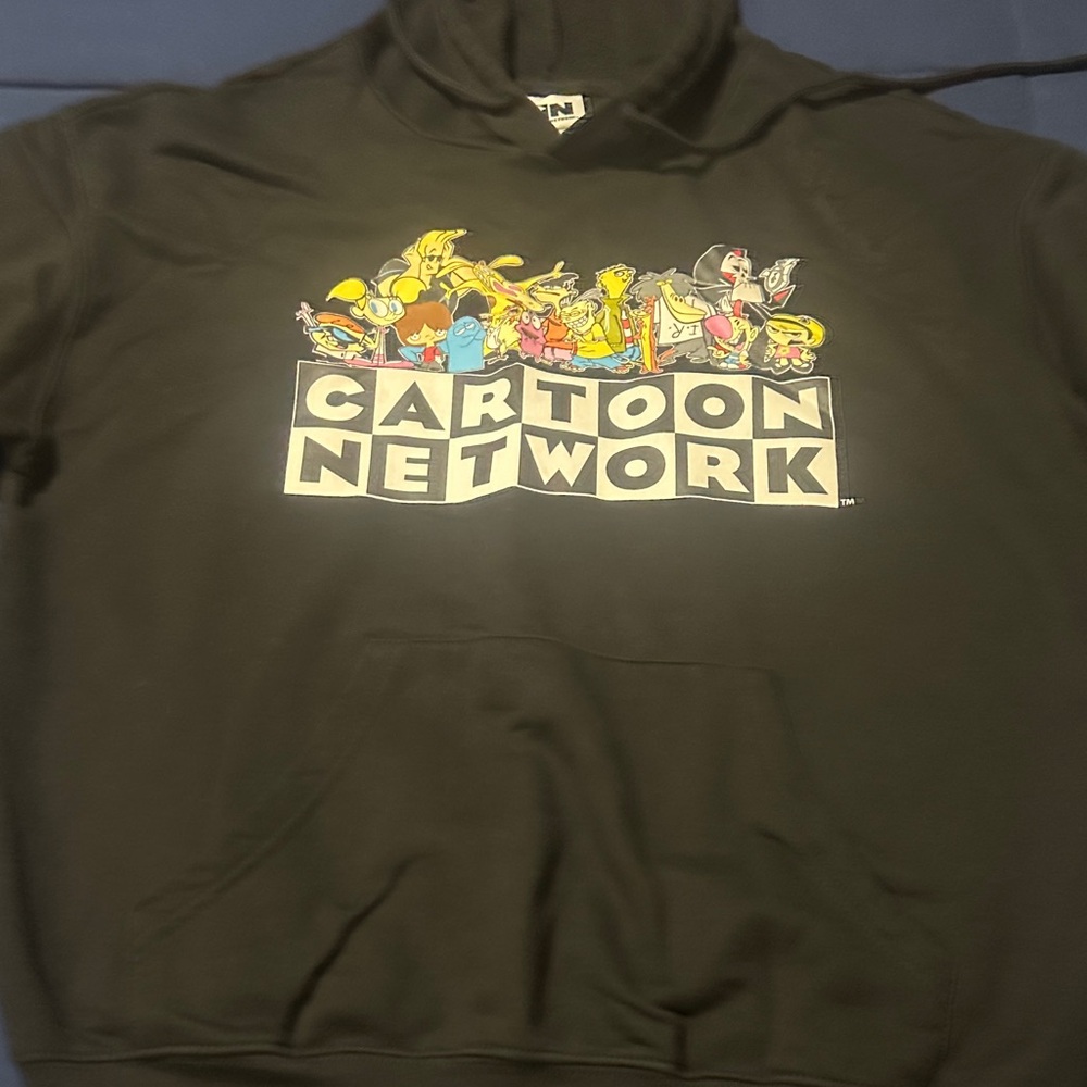 Cartoon Network Black Sweater with Colorful Characters